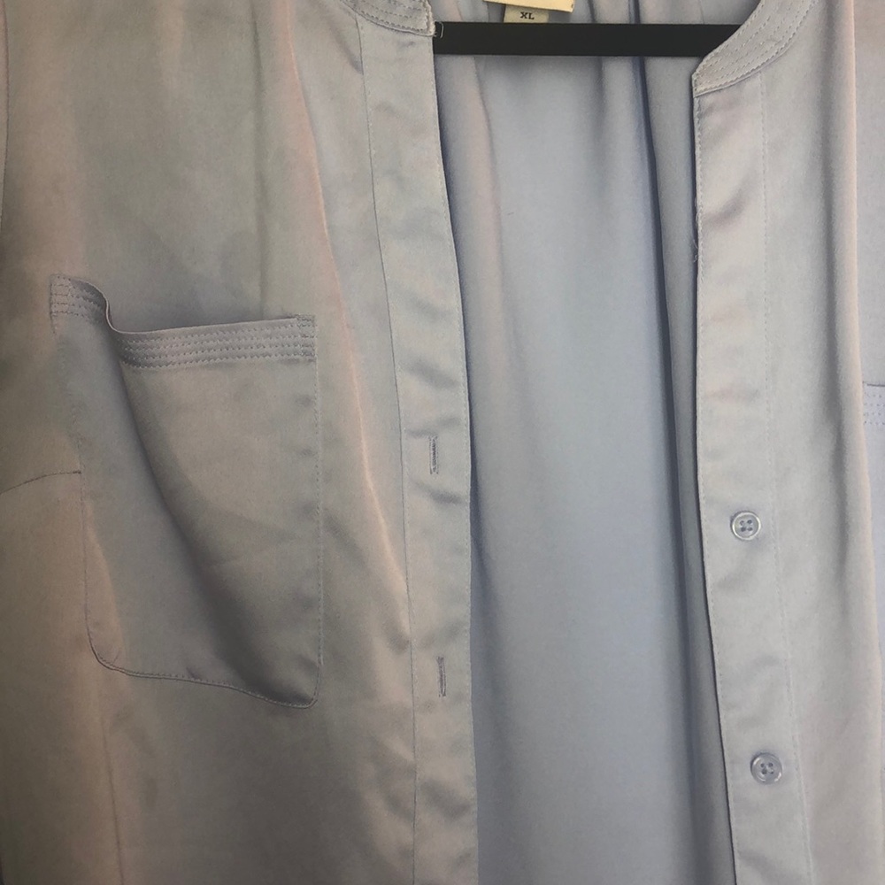 Baby Blue Button down - Picture 3 of 3